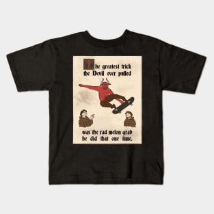Skateboarding Devil Kids T-Shirt